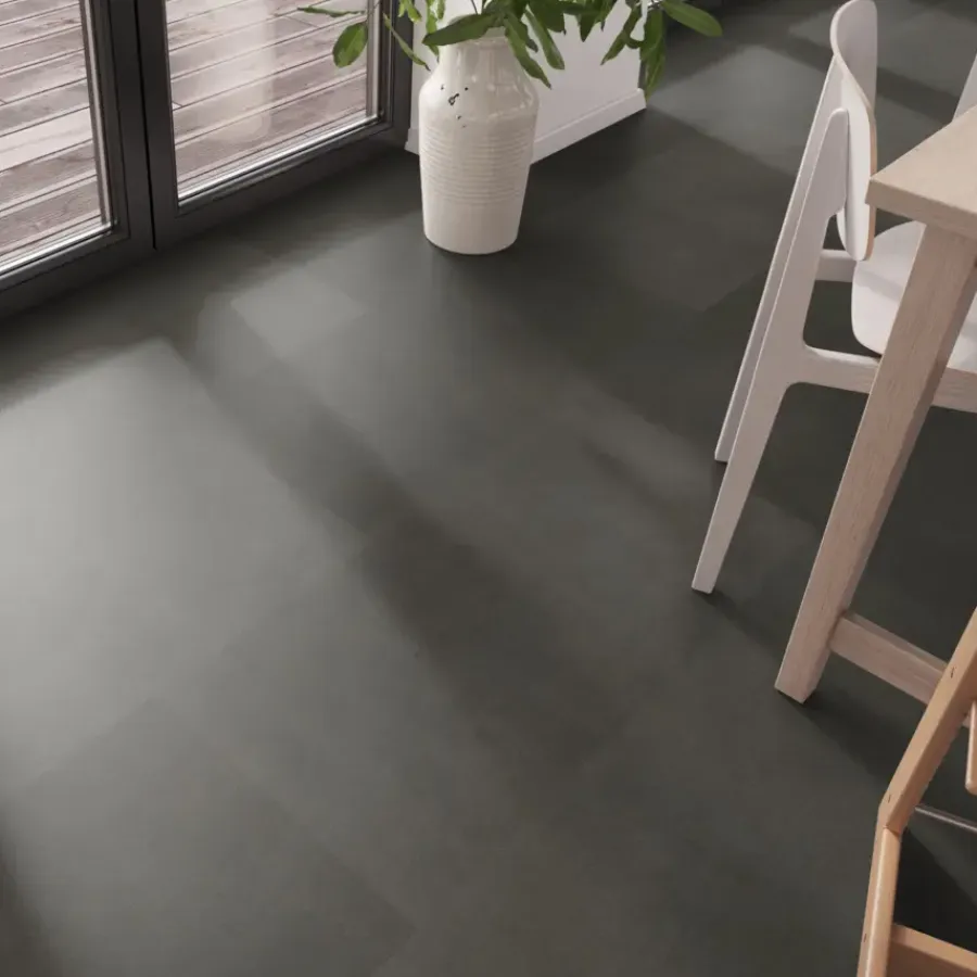 Geen Click PVC Progetto Terrino antraciet betonlook