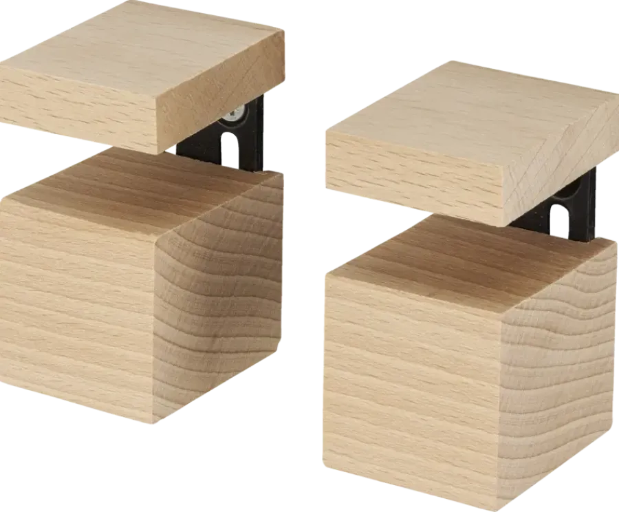 Duraline Clip Cube mini hout 2 stuks