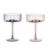 Geen Cocktailglas paars/roze