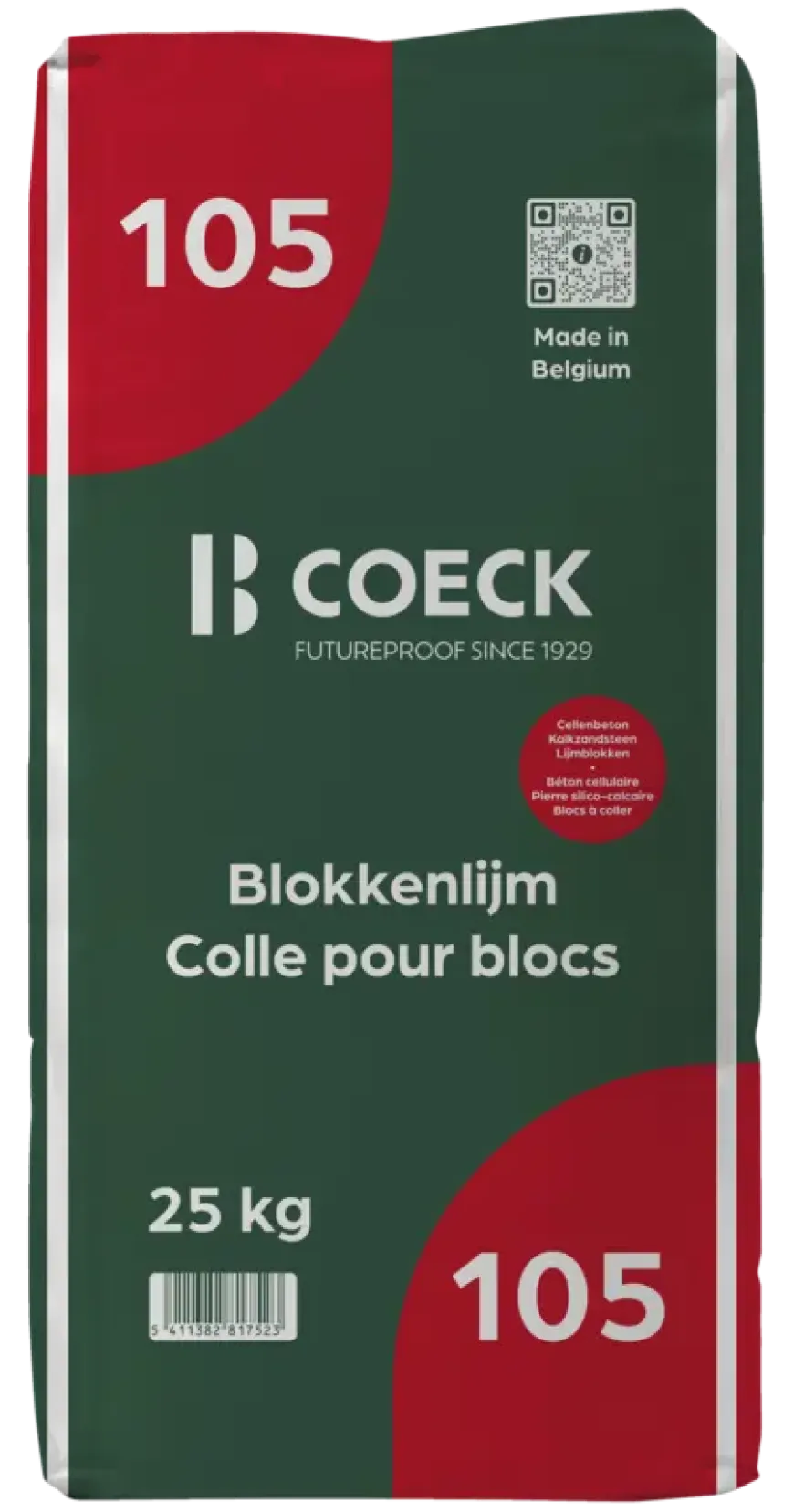 Coeck blokkenlijm 25kg