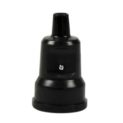 Contrastekker 10/16A PVC Randaarde Zwart