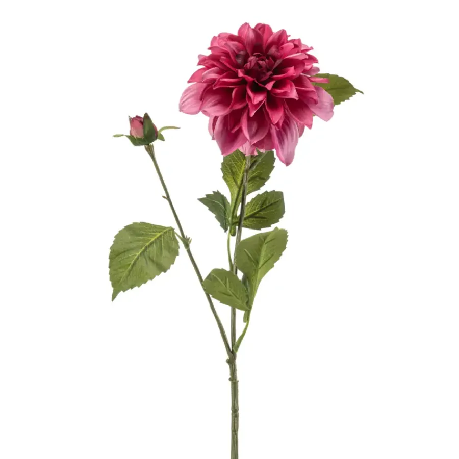 Emerald Dahlia spray fuchsia 70cm