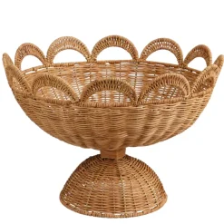 Geen Decoratie schaal bruin - h27xd40cm