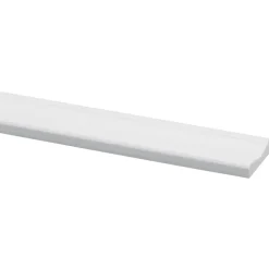 Decorlijst grenen wit gegrond 8x34 mm 270 cm