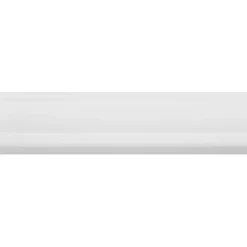 Decorlijst grenen wit gegrond 8x57mm 270cm