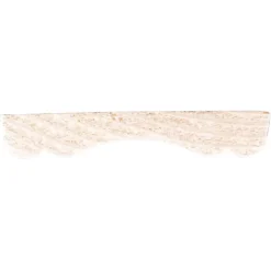 Decorlijst grenen wit gelakt 8x46mm 270cm