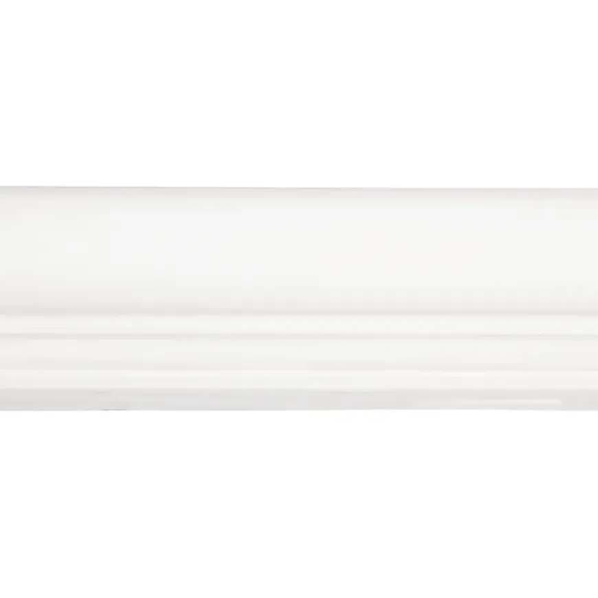 Decorlijst grenen 18x68 mm wit gegrond lengte 270 cm