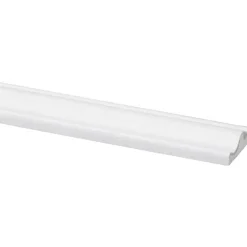 Decorlijst grenen 9x29 mm wit gegrond lengte 270 cm