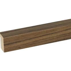 Decowall Acoustic eindprofiel walnoot 260cm