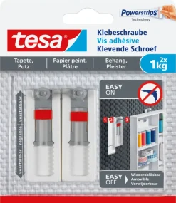 Tesa De Verstelbare Klevende Schroef voor Behang & Pleisterwerk