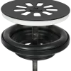 Differnz fonteinafvoerplug mat zwart
