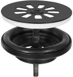 Differnz fonteinafvoerplug mat zwart