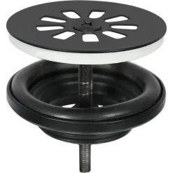 Differnz fonteinafvoerplug mat zwart