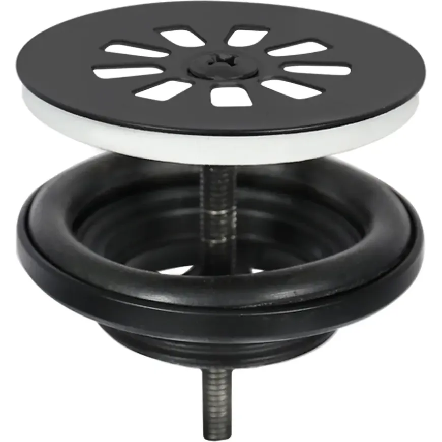 Differnz fonteinafvoerplug mat zwart