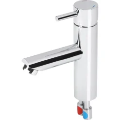 Differnz wastafelkraan met hendel chroom