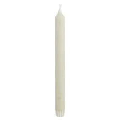 Geen Dinerkaars stearine l.groen 24 stuks display - h25xd2,2cm