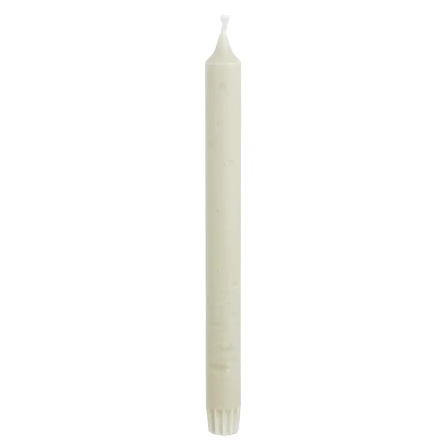 Geen Dinerkaars stearine l.groen 24 stuks display - h25xd2,2cm