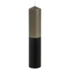 Geen Dip-dye kaars stearine - h25xd5cm
