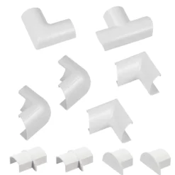 D-line Accessoireskit voor 30/ 15mm D-line Goot Wit