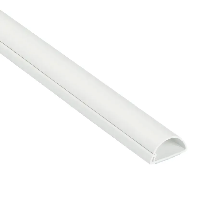 D-line kabelgoot half rond wit 1 meter