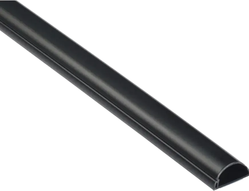 D-line kabelgoot halfrond zwart 30/15 mm 1 meter