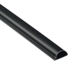 D-line kabelgoot halfrond zwart 30/15 mm 1 meter