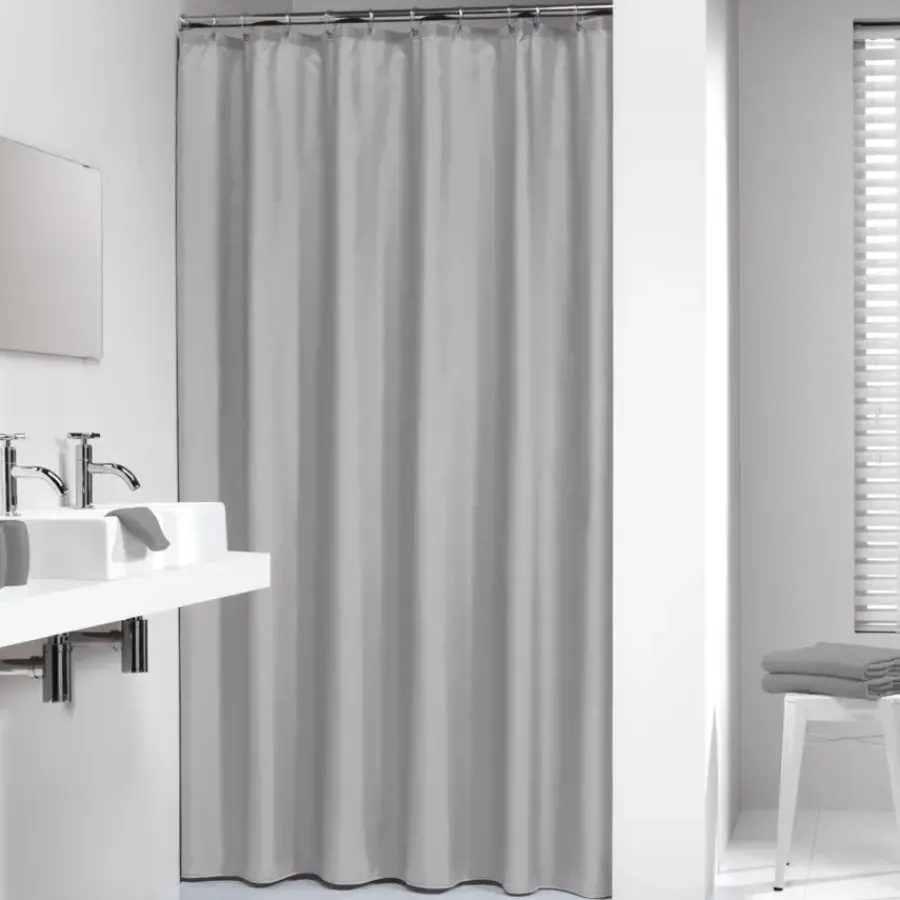 Sealskin Douchegordijn Granada 120x200cm licht grijs