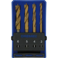 Dremel multitool accessoires - houtborenset 636 voor hout / laminaat / multiplex - 4 stuks