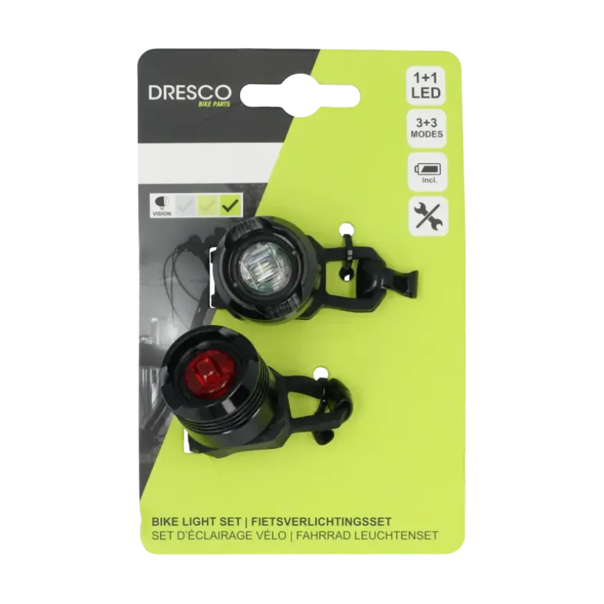 Dresco Bullet fietsverlichtingsset