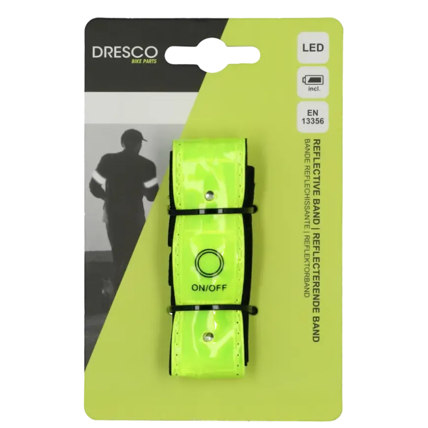 Dresco reflecterende armband LED