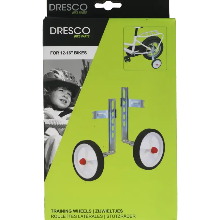 Dresco zijwieltjes 12-16''