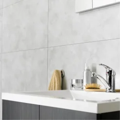 Dumawall+ wandtegel kunststof Cloudy white 1,95m² 37,5x65cm 8 stuks