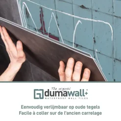 Dumawall+ wandtegel kunststof Tavira glans 1,95m² 37,5x65cm 8 stuks