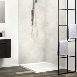 DumawallXL wandpaneel kunststof Licht cement 4,68m² 90x260cm 2 stuks