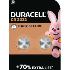 Duracell Batterij CR2032 Lithium-knoopcelbatterij 3V 2 stuks