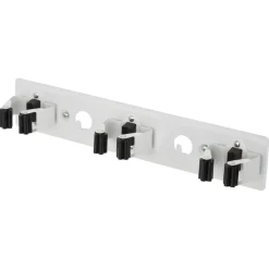 Duraline bezemhouder zwart 36x7x6 cm