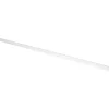 Duraline bovenrail wit 130 cm t.b.v. opbergsysteem hangend