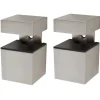 Duraline clip cube geborsteld nikkel