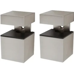 Duraline clip cube geborsteld nikkel