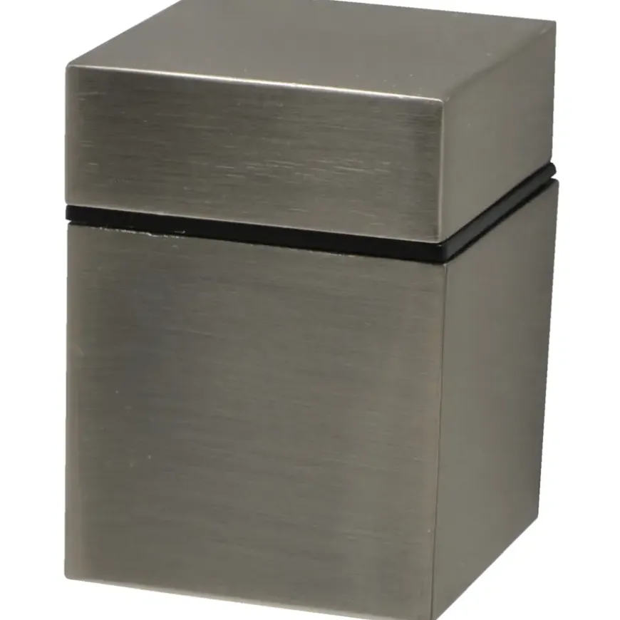 Duraline clip cube geborsteld nikkel