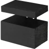 Duraline clip maxi zwart hout 6,3x8x5 cm
