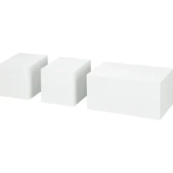 Duraline kubus lak wit 10x20 cm set 3 stuks