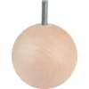 Duraline meubelpoot bol naturel eiken Ø7 cm