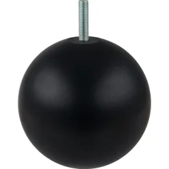Duraline meubelpoot bol zwart Ø10 cm