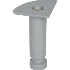 Duraline meubelpoot rond grijs Ø3,5x12x18 cm
