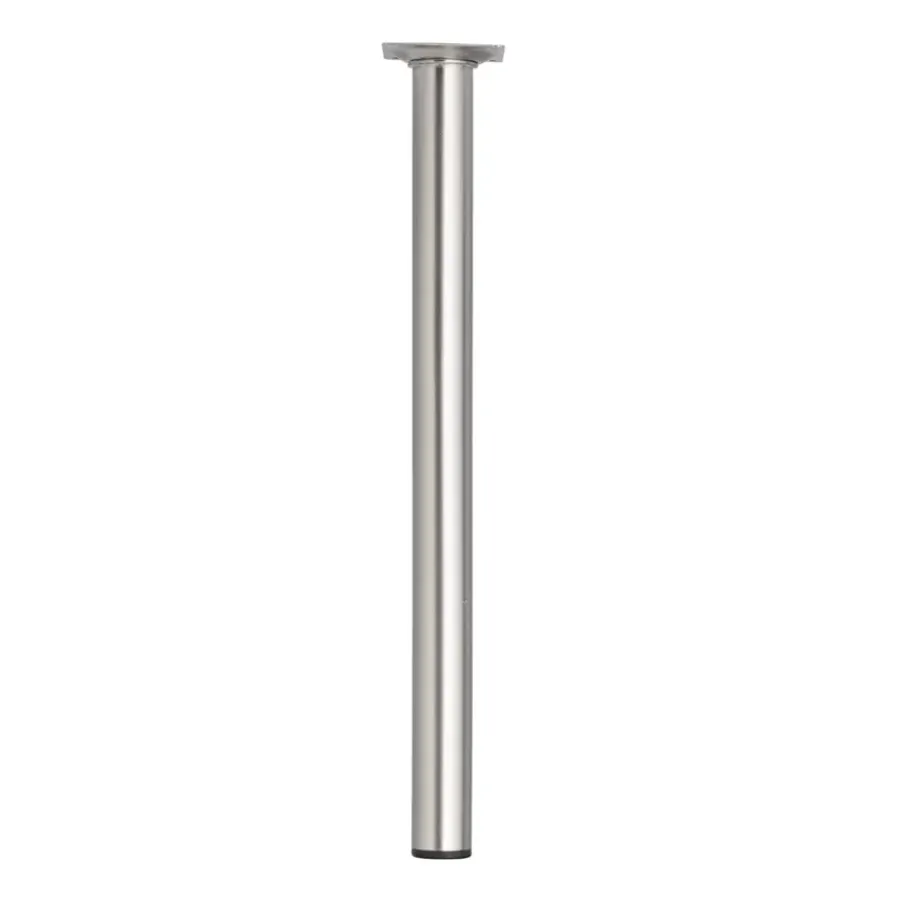 Duraline meubelpoot rond nikkel geborsteld Ø3x40 cm