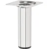 Duraline meubelpoot rond nikkel staal Ø3x10 cm