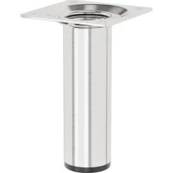 Duraline meubelpoot rond nikkel staal Ø3x10 cm