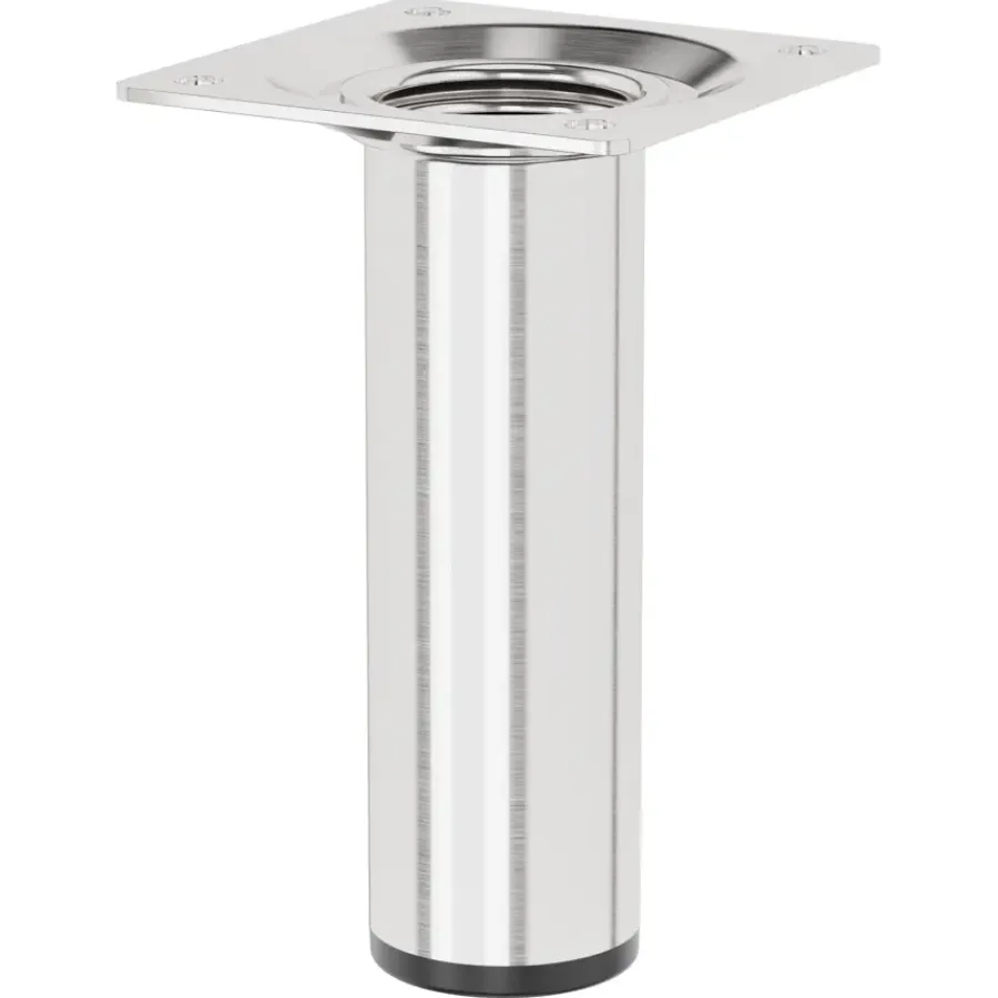 Duraline meubelpoot rond nikkel staal Ø3x10 cm