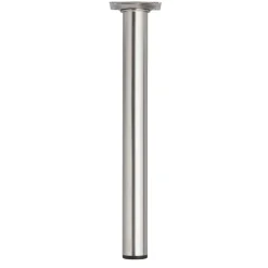 Duraline meubelpoot rond nikkel geborsteld Ø3x30 cm
